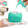 Pet Bath Brush Shampoo Dispenser